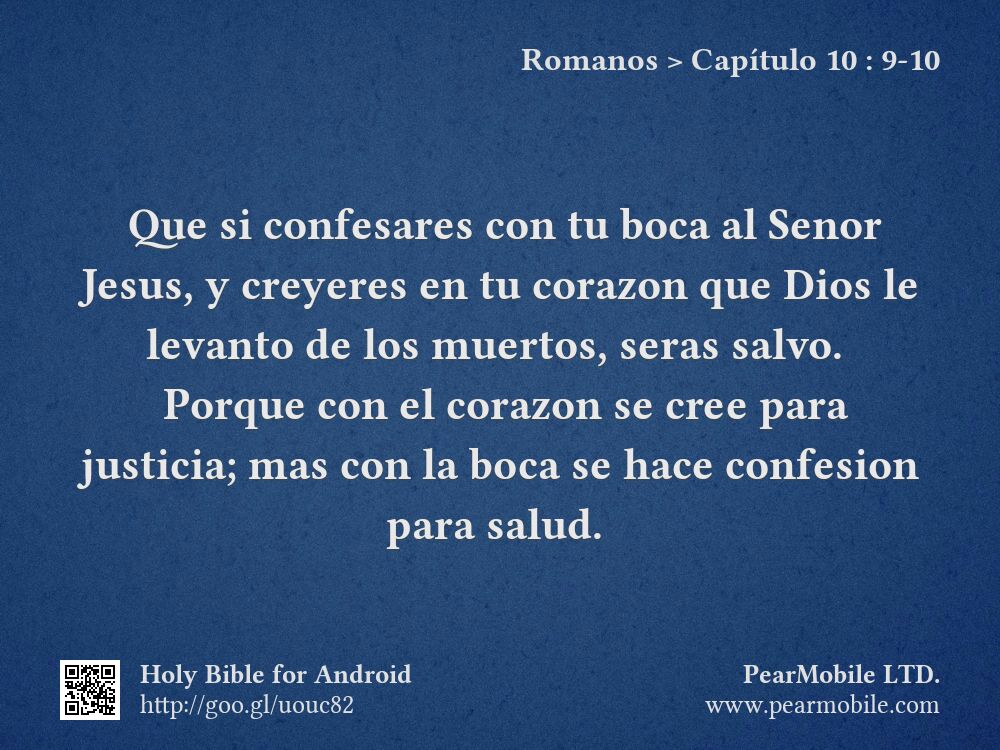 Romanos, Capítulo 10:9-10